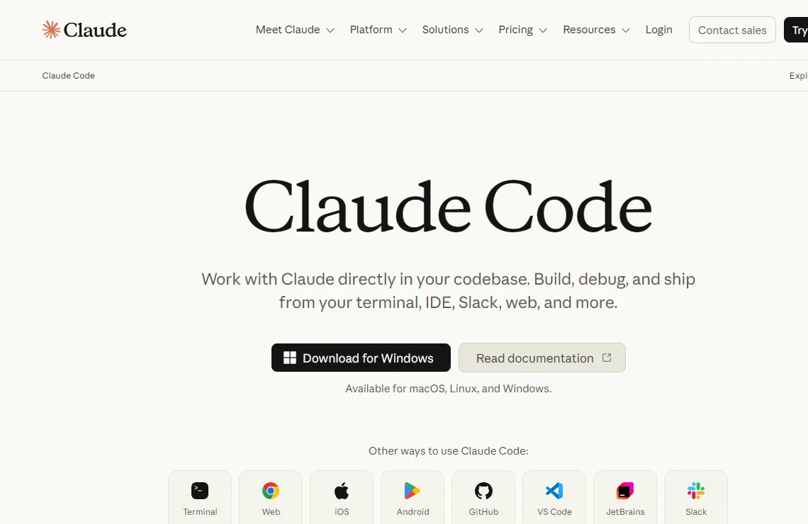 Claude Code 截图