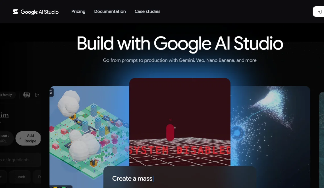 Google AI Studio 截图