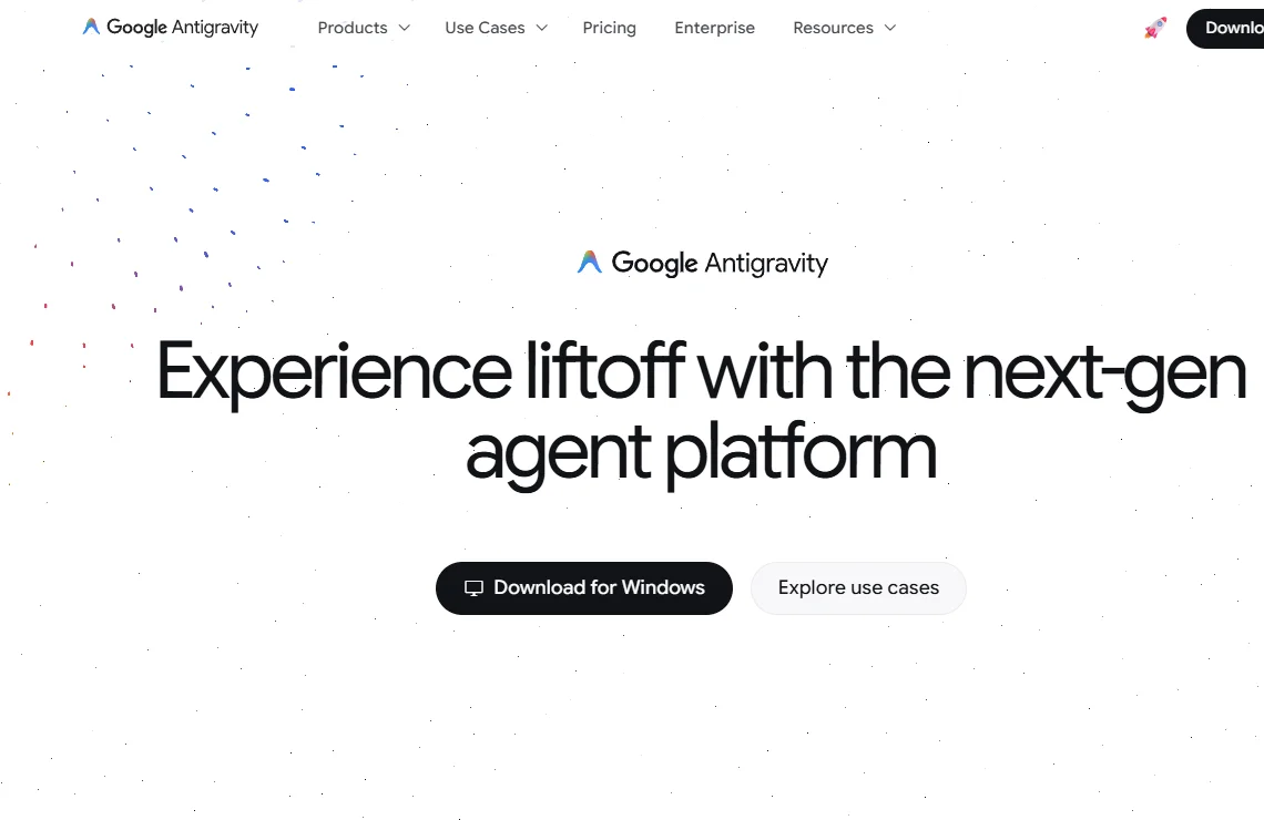 Google Antigravity 截图