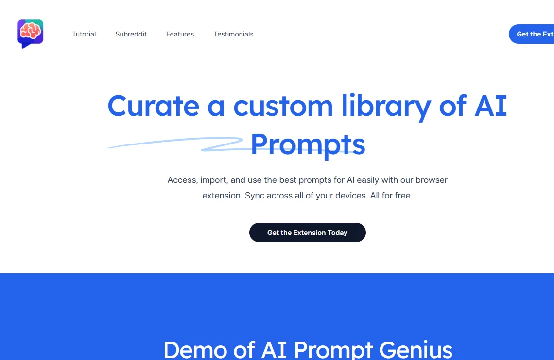 AI Prompt Genius 截图