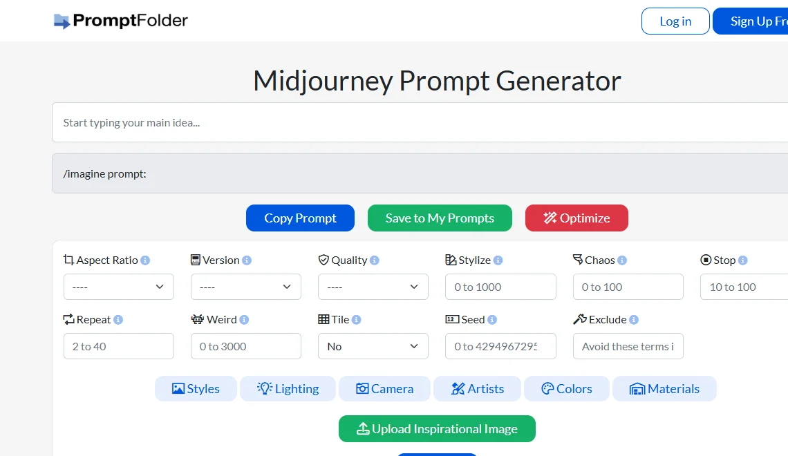 PromptFolder 截图